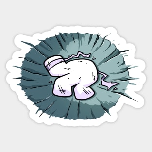 Defeated X Sticker